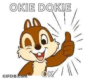 Chipmunk Giving Thumbs Up GIF