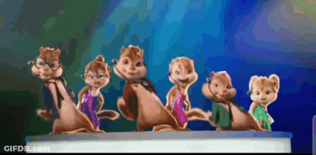 Chipmunks Concert Night GIF