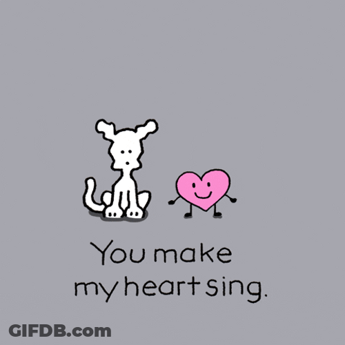 Chippy The Dog And Heart Love GIF