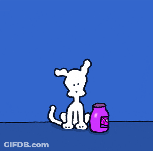 Chippy The Dog Heart Bubble GIF