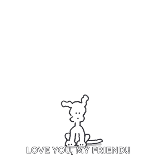 Chippy The Dog Love Ya My Friend GIF