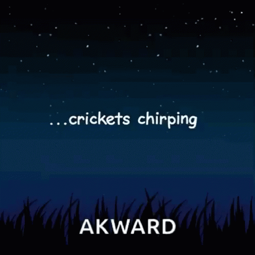 Chirping Crickets Night-Time GIF