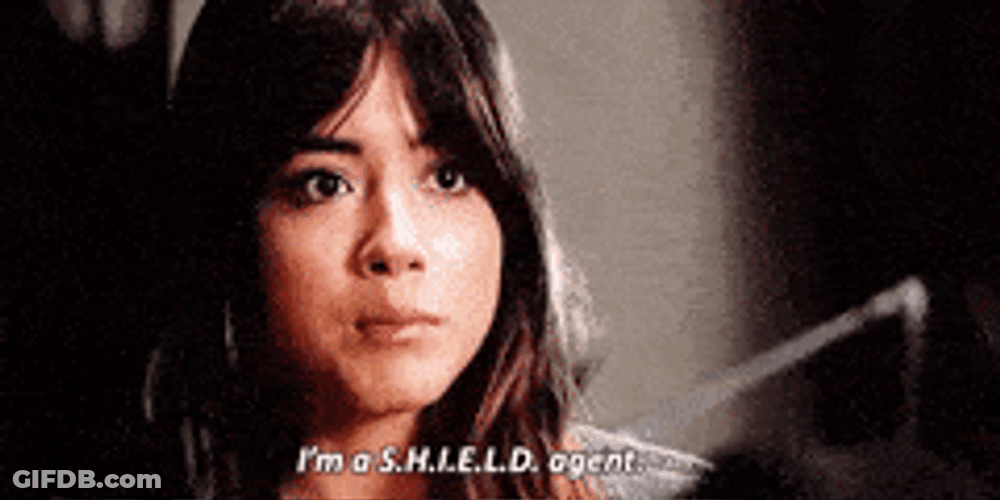 Chloe Bennet Admitting She's S.H.I.E.L.D GIF