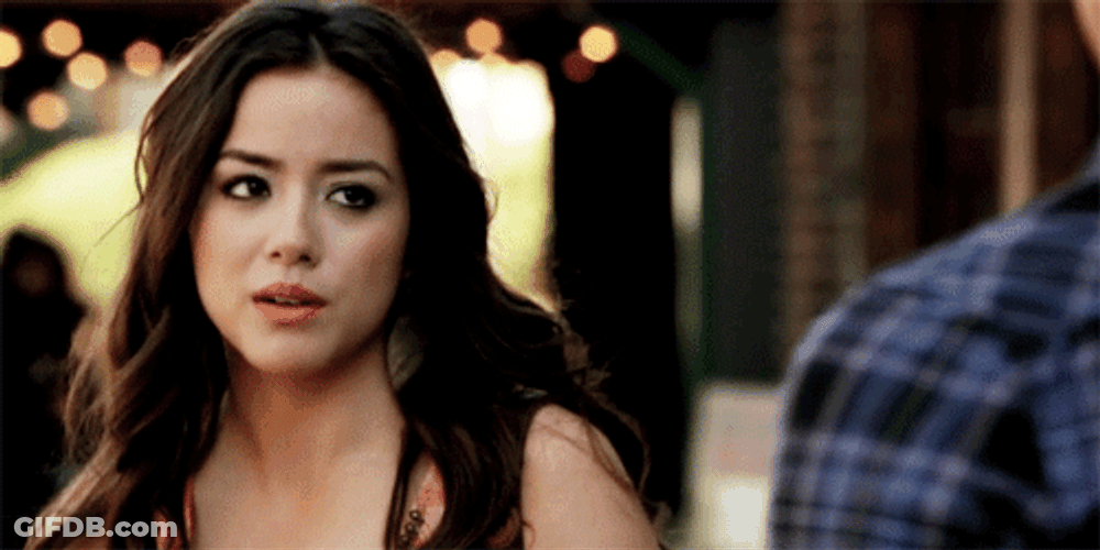 Chloe Bennet Annoyed Walking Away GIF