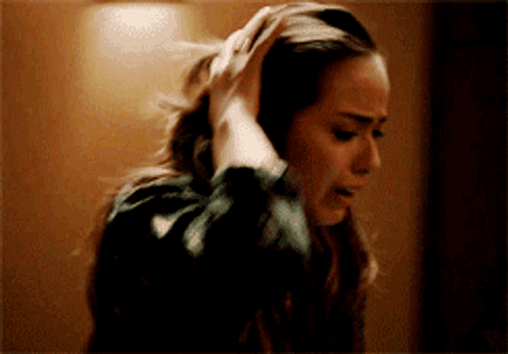 Chloe Bennet Distressed Panicking GIF