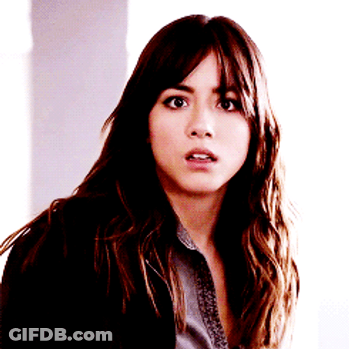 Chloe Bennet Surpised Looking Forward GIF