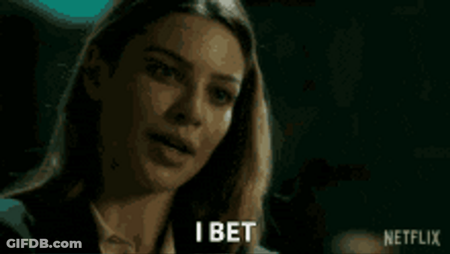 Chloe Decker Always Bet On Black GIF