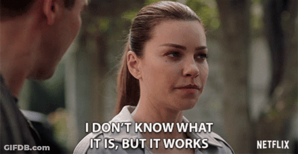 Chloe Decker I Dont Know What It Is But Its Working GIF