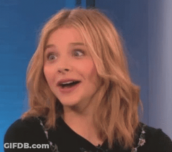 Chloë Grace Moretz Oh Wow GIF