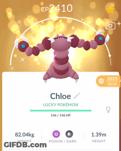Chloe Is A Lucky Pokémon In CP 2410 GIF