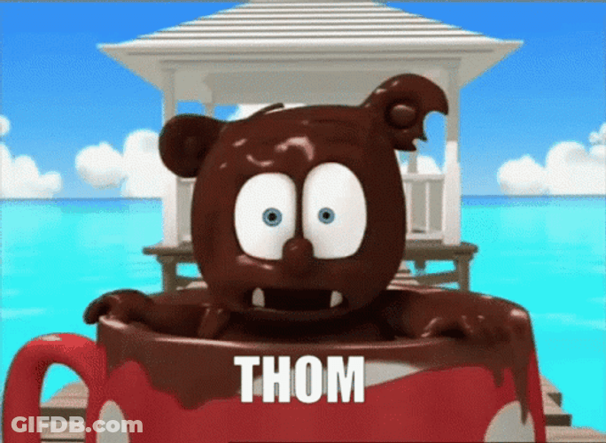 Choco Brown Gummy Bear GIF