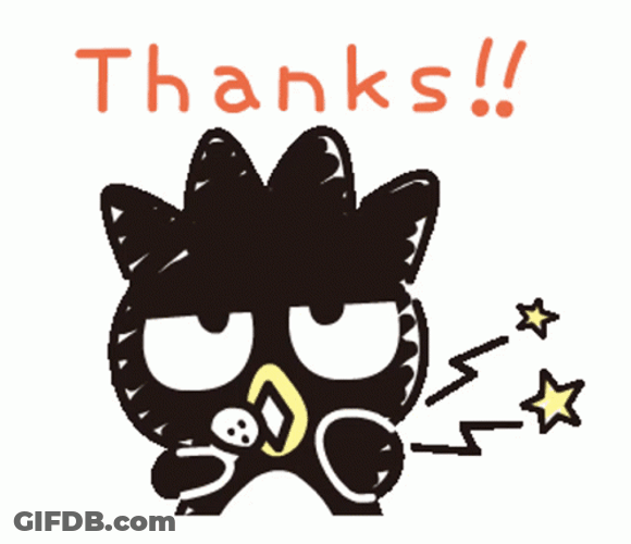 Chococat Badtz Maru Thanks With Mic GIF