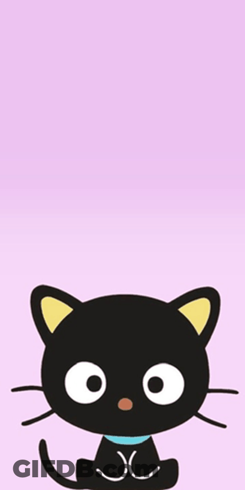 Chococat Cute Purple Background GIF