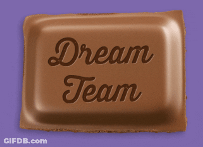 Chocolate Bar Dream Team GIF