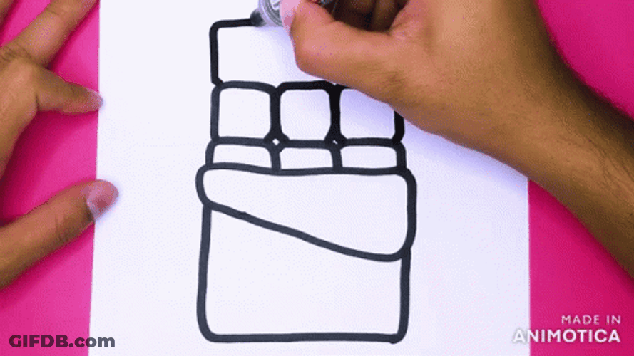 Chocolate Bar Sketch GIF