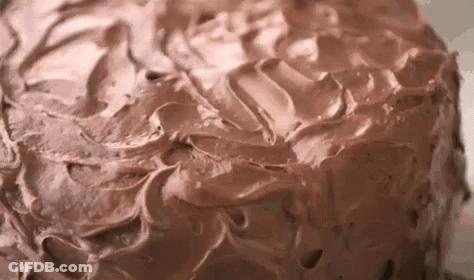 Chocolate Cake With Chocolate Frosting GIF
