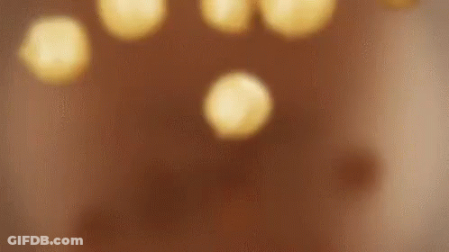 Chocolate Cake With Nuts Falling GIF