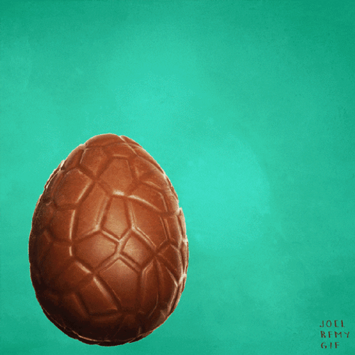 Chocolate Egg Laying King GIF