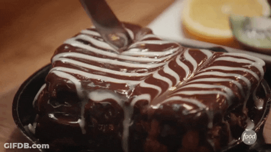 Chocolate Filled French Toast GIF
