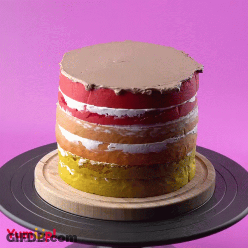 Chocolate Frosting Cupcake Saying Mr. Cakes GIF