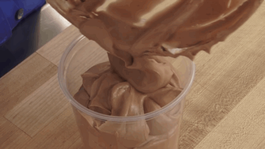 Chocolate Ice Cream Soft Serve GIF