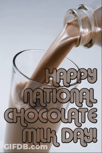 Chocolate Milk Poured Into Glass GIF