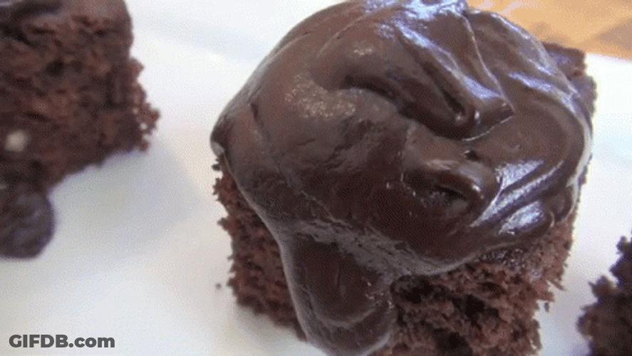 Chocolate Moist Cake Choco Icing GIF