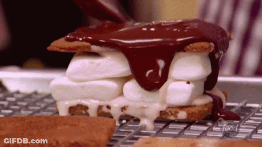 Chocolate Rich Smores Delight GIF