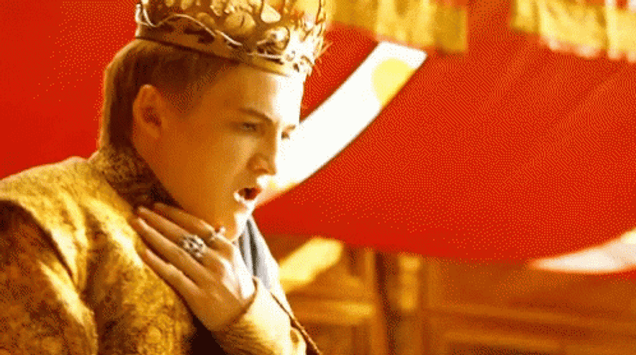 Choking Death Joffrey Baratheon GIF