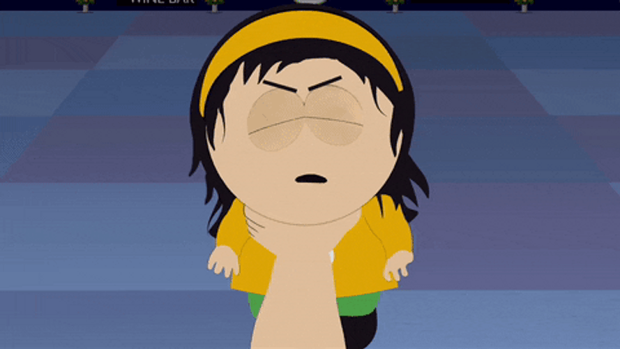 Choking Leslie South Park GIF