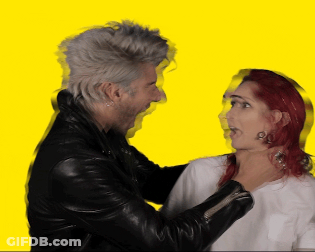 Choking Powers Music Duo GIF