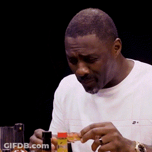 Choking Spicy Idris Elba GIF