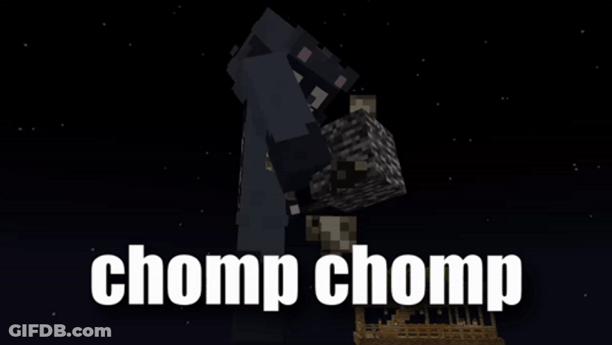 Chomp Bedrock Minecraft GIF