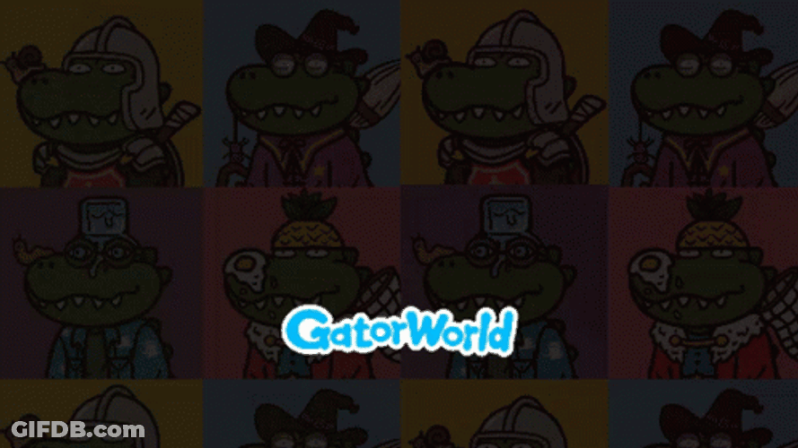 Chomp Gator World GIF