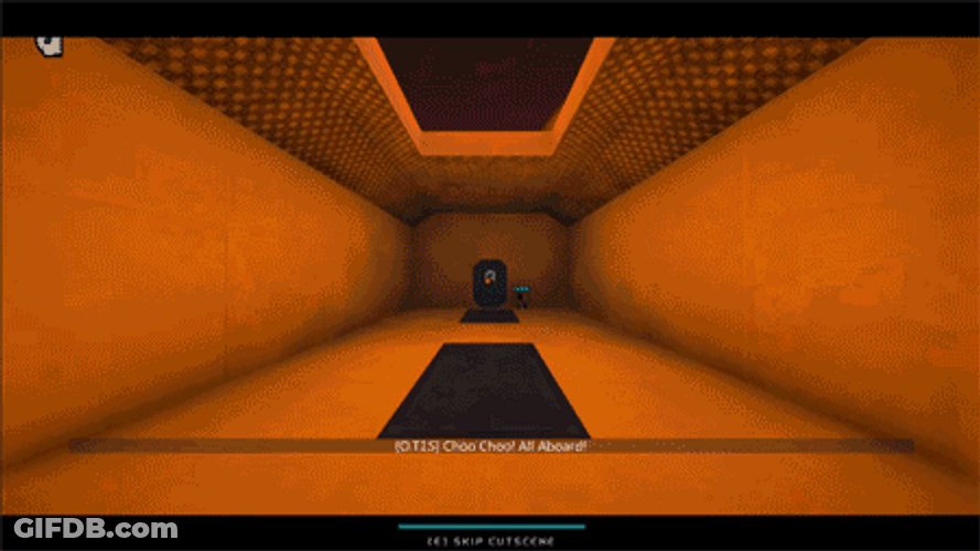 Choo Choo Space Train Tunnel GIF