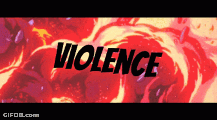 Choose Violence Anime Fire GIF