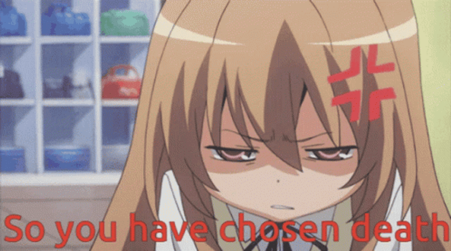 Choose Violence Anime Girl Choose Death GIF