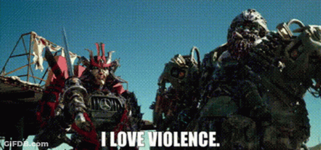 Choose Violence Transformers Drift GIF