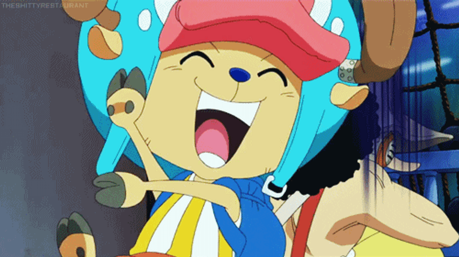 Chopper Feeling Happy GIF