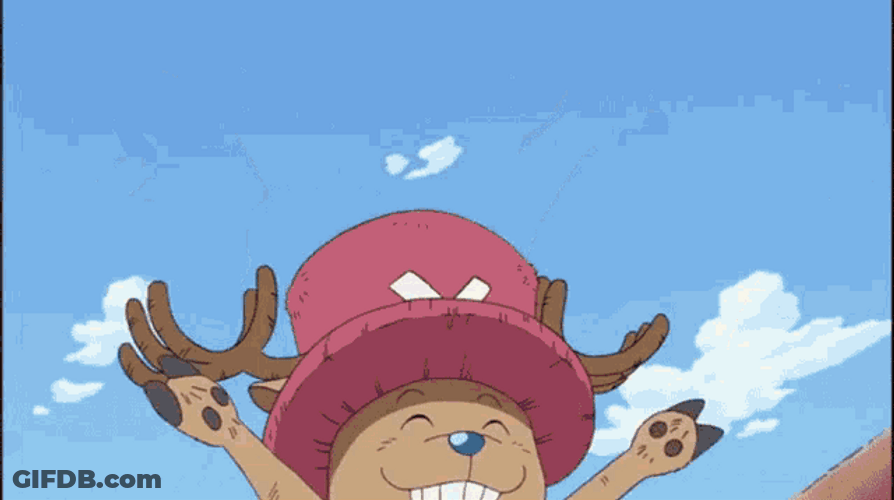 Chopper Is Having So Much Fun GIF