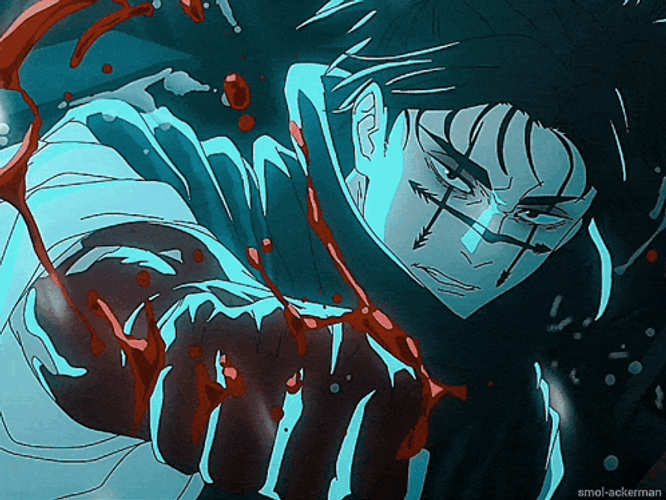 Choso Jujutsu Kaisen Blood On Hand GIF