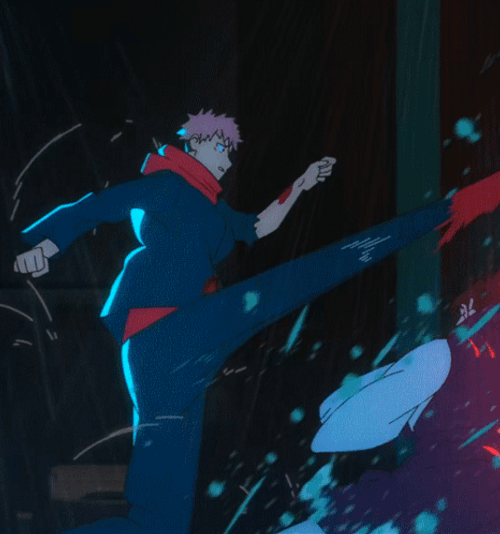 Choso Vs Yuji Fighting GIF