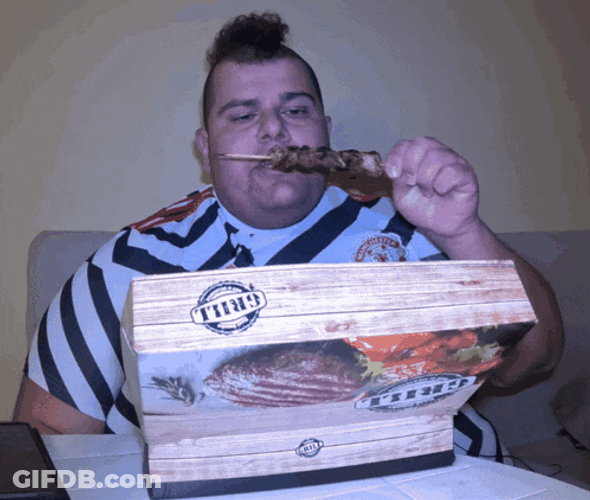 Chris Asmr Mukbang Souvlaki Chris GIF