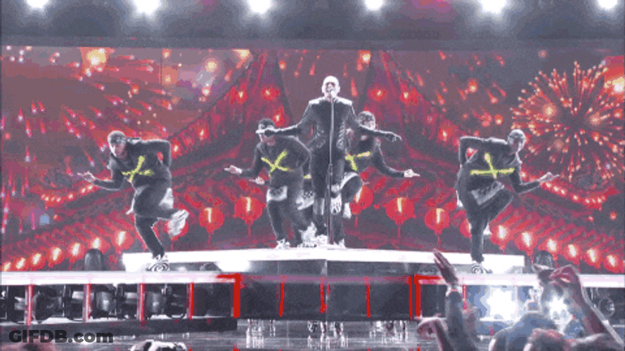 Chris Brown Dancing On BET Awards GIF