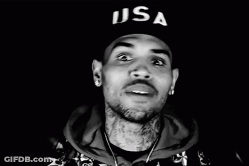 Chris Brown Laugh GIF
