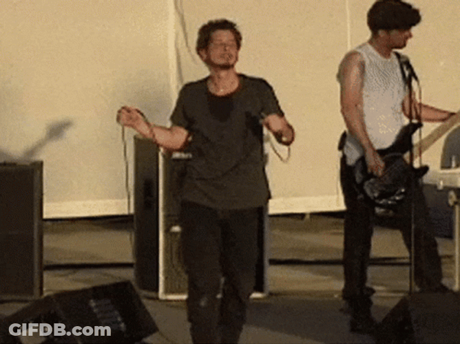 Chris Cornell Mike Mic Drop GIF