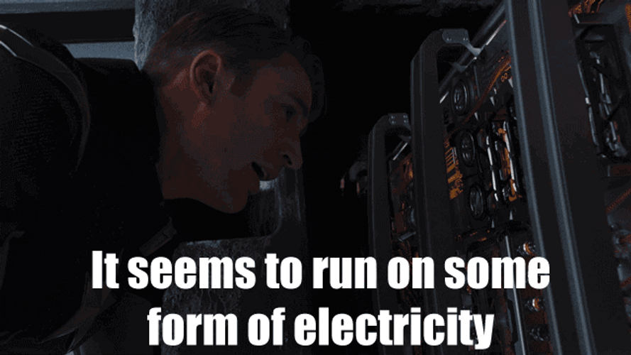 Chris Evans Blames Electricity GIF