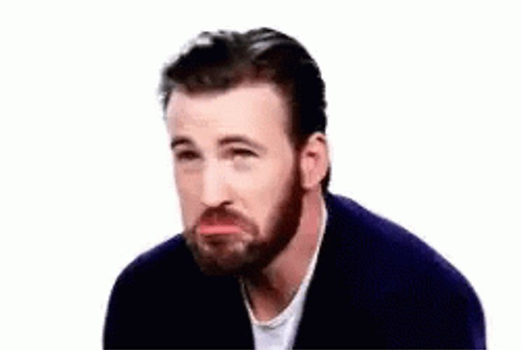 Chris Evans Maybe Face GIF