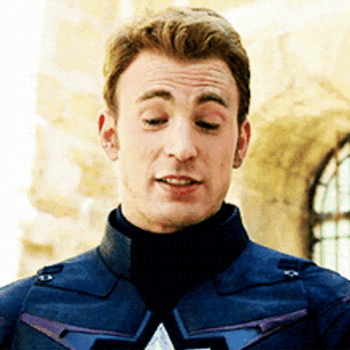 Chris Evans Steve Rogers Handsome Smile Agree GIF