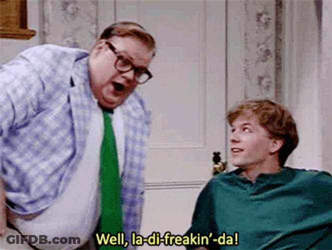 Chris Farley 90S SNL GIF